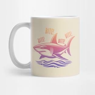 Bite Bite Shark Full Color Mug